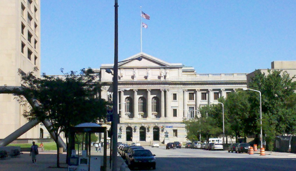 A historic courthouse in Cleveland, Ohio